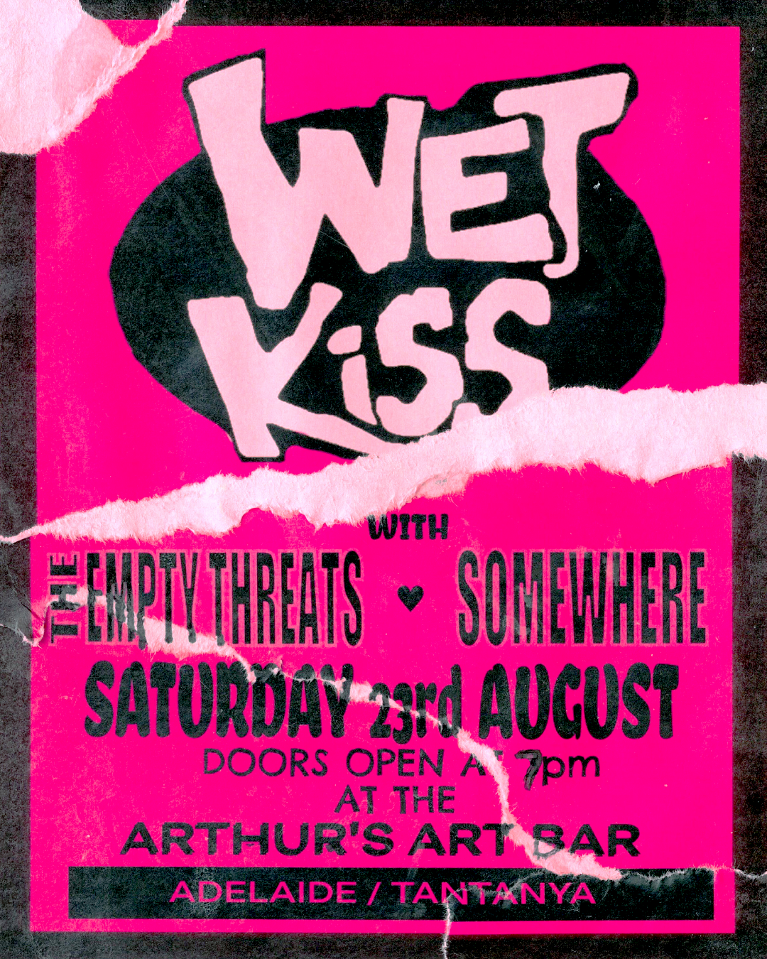 Wet Kiss Tour Poster