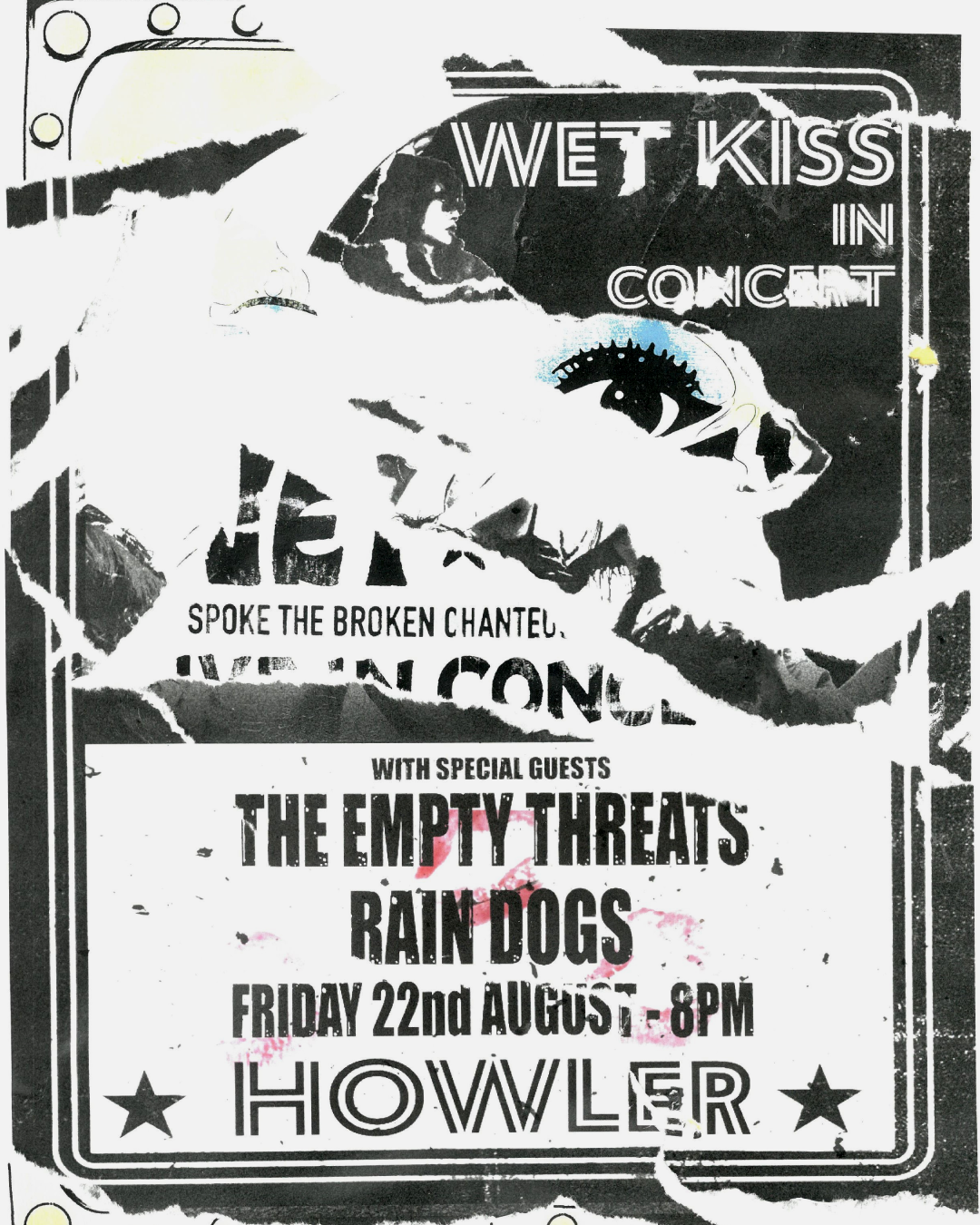 Wet Kiss Tour Poster