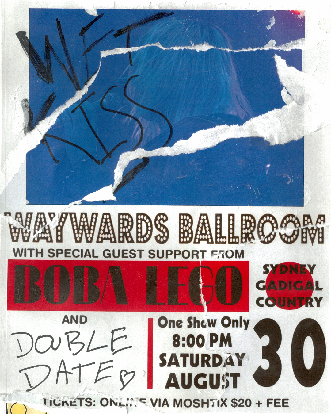 Wet Kiss Tour Poster